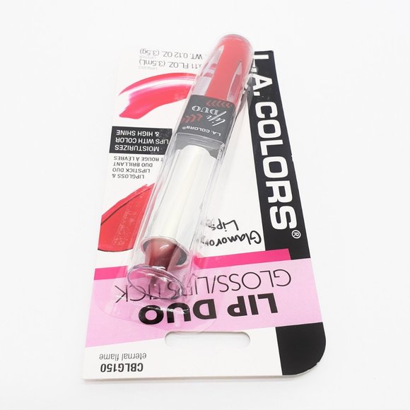 L.A. Colors Duo Lipstick/ Lip gloss Eternal Flame - Picture 4 of 6
